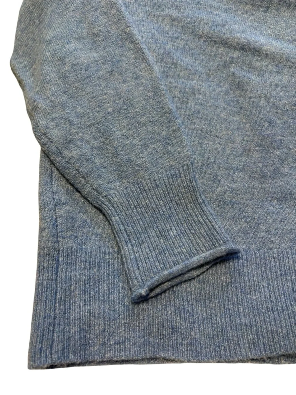 J. Crew Rollneck Sweater in Supersoft Yarn size Medium Blue Wool Blend NWT
